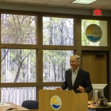 Former Florida Governor Buddy MacKay Jr. eloquently explaining the original intent of the 42 year old Minimum Flows and Levels rules at the Suwannee River Water Management District hearing on April 2, 2014.